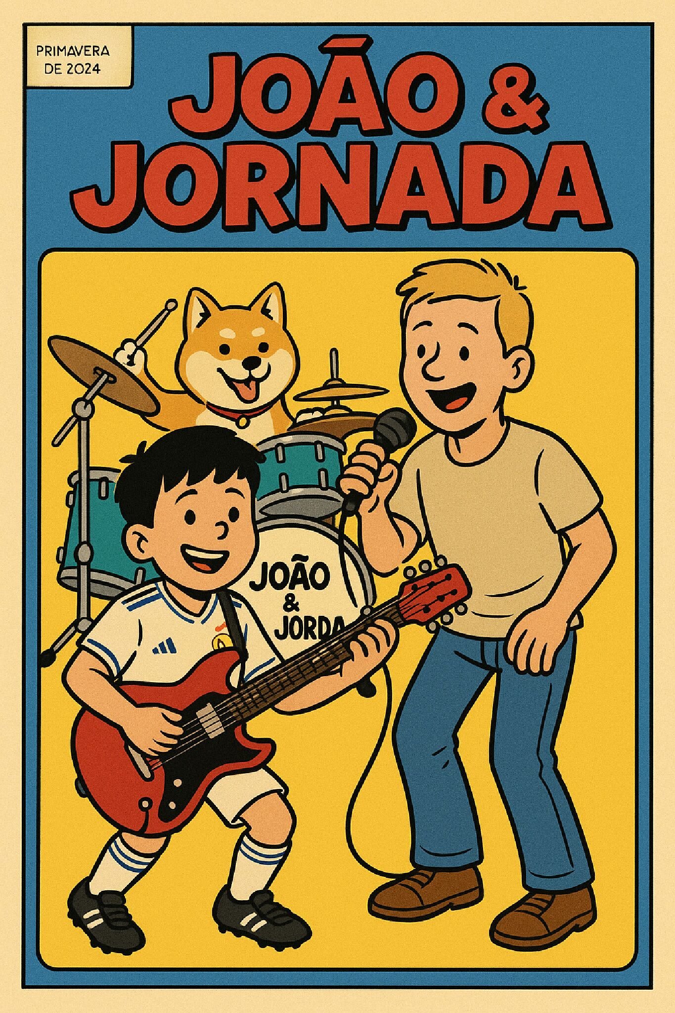 Capa do gibi João e Jornada