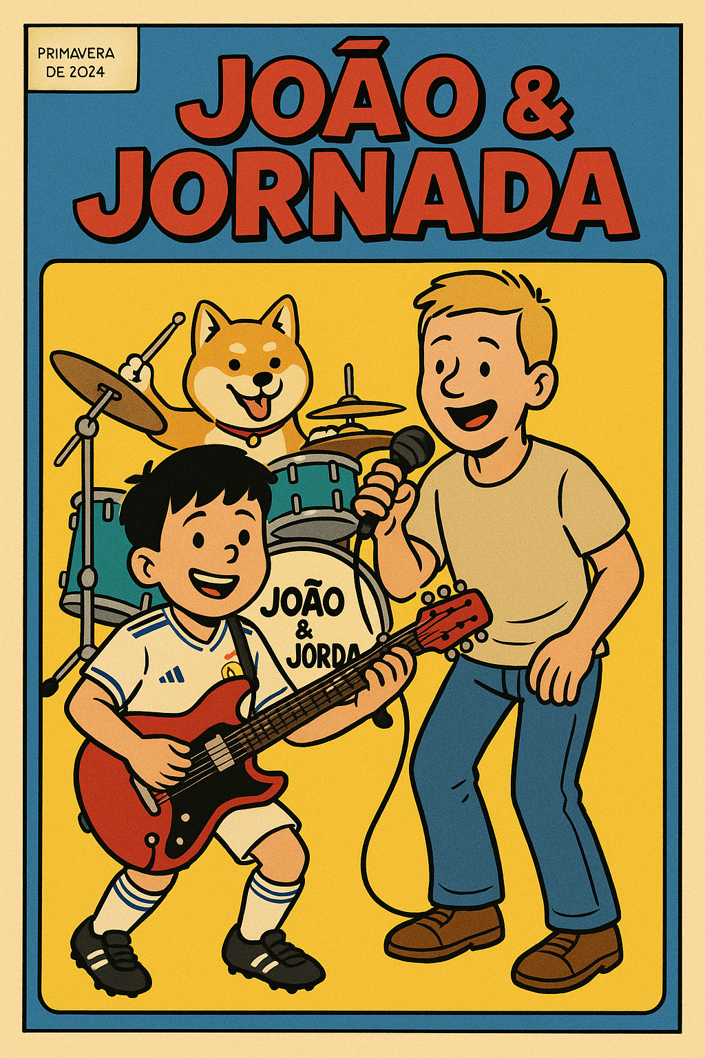 Capa do gibi João e Jornada